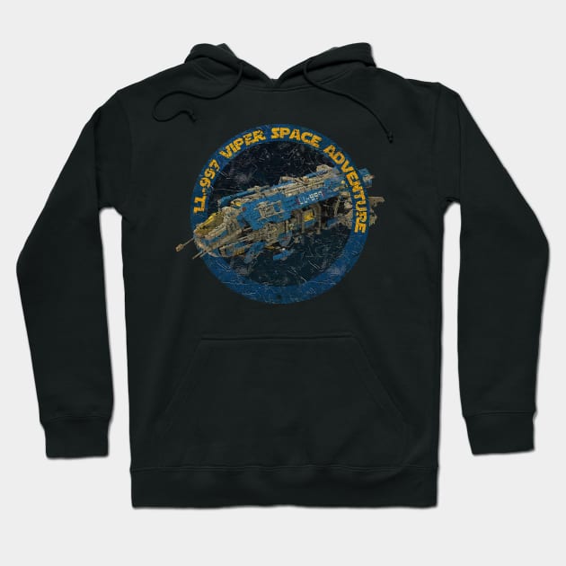 LL 997 Viper Classic Space Adventure RETRO Hoodie by mamahkian